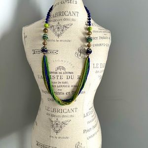 Beaded necklace.